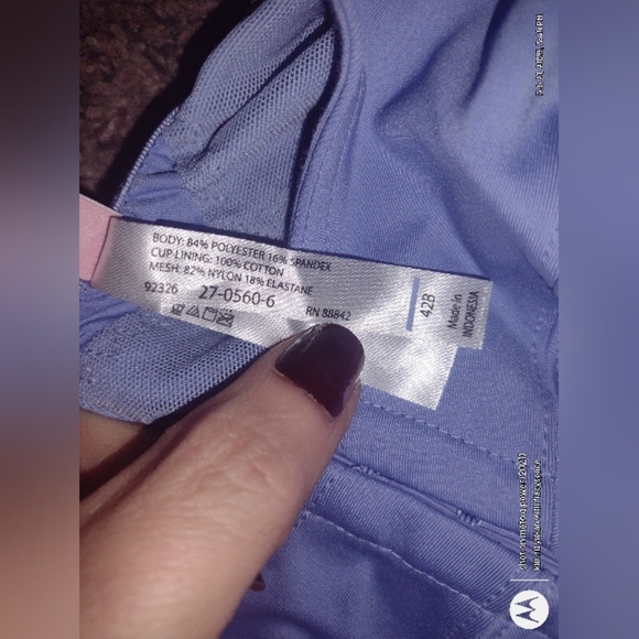 Comfort Choice Women's Wireless Stay-Cool Posture  Bra 42B - Picture 7 of 9